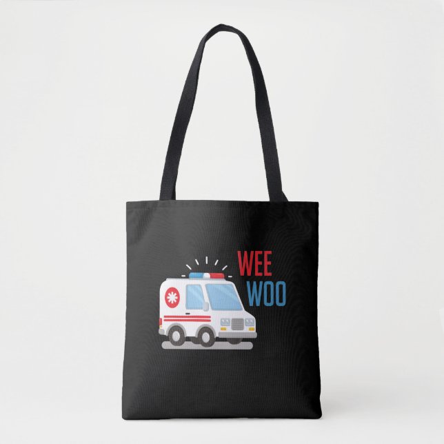 Bolsa Tote Ambulância paramédica Carro weo woo Hospital EMT (Frente)