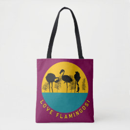 Bolsa Tote Ame flamingos!
