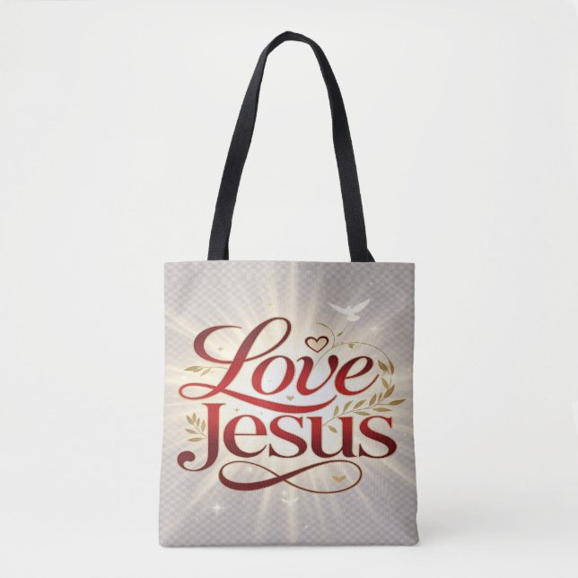Bolsa Tote Ame Jesus (Frente)