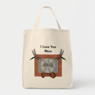 Bolsa Tote Ame-o sacola personalizada mamã da libélula da