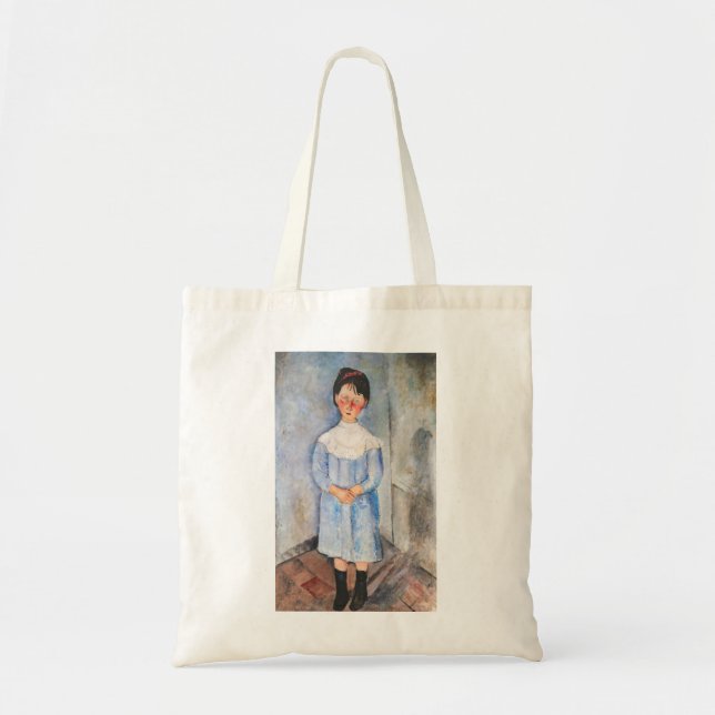 Bolsa Tote Amedeo Modigliani - Menina de Azul (Frente)