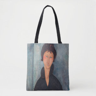 Bolsa Tote Amedeo Modigliani - Mulher com Olhos Azuis