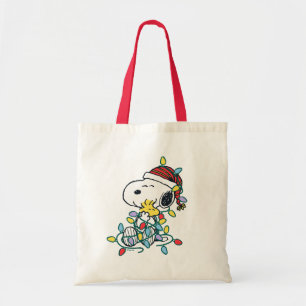 Bolsa Tote Amendoins   Amor e Luzes de Natal