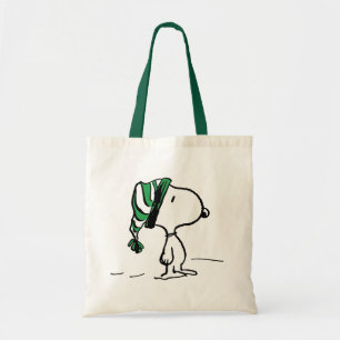 Bolsa Tote Amendoins   Boné de Neve Verde Snoopy