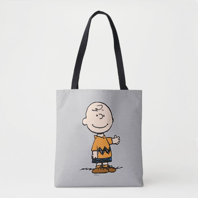 Bolsa Tote Amendoins | Charlie Brown (Frente)