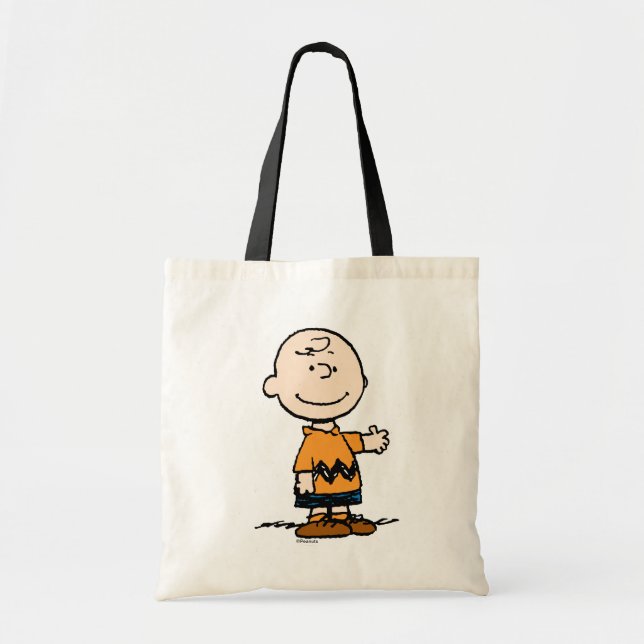Bolsa Tote Amendoins | Charlie Brown (Frente)