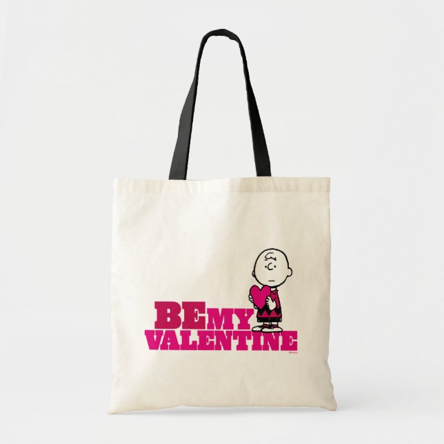 Bolsa Tote Amendoins | Charlie Brown Ser Meu Namorados (Frente)