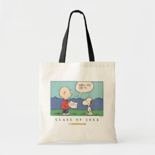 Bolsa Tote Amendoins Charlie Brown Snoopy Bem Você Fez Isso G