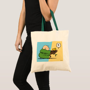 Bolsa Tote Amendoins Charlie Brown & Woodstock Half & Half