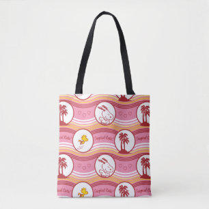 Bolsa Tote Amendoins Circuito Tropical de Snoopy & Woodstoc