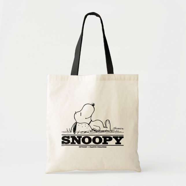 Bolsa Tote Amendoins | Descanso de Snoopy (Frente)