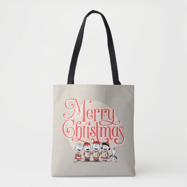 Bolsa Tote Amendoins | Feliz Natal Coro (Frente)