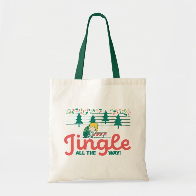 Bolsa Tote Amendoins | Jingle All Way (Frente)