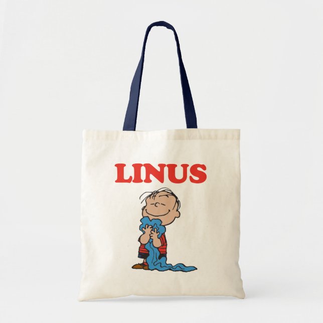 Bolsa Tote Amendoins | Linus Blanket Sorriso (Frente)