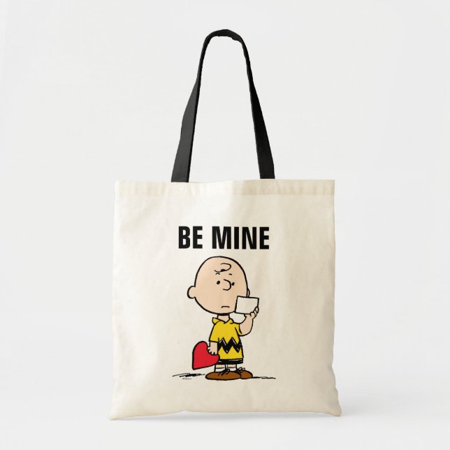 Bolsa Tote Amendoins | Namorados Charlie Brown Dia de os namo (Frente)