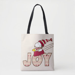 Bolsa Tote Amendoins   Passeio De Snoopy & Woodstock Joy