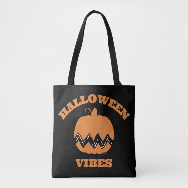 Bolsa Tote Amendoins | Pumpkin Laranja Charlie Brown (Frente)