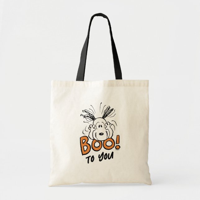Bolsa Tote Amendoins | Snoopy Boo (Frente)