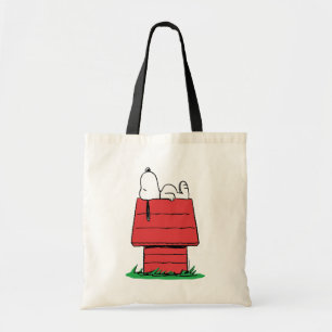Bolsa Tote Amendoins Snoopy Cochilando