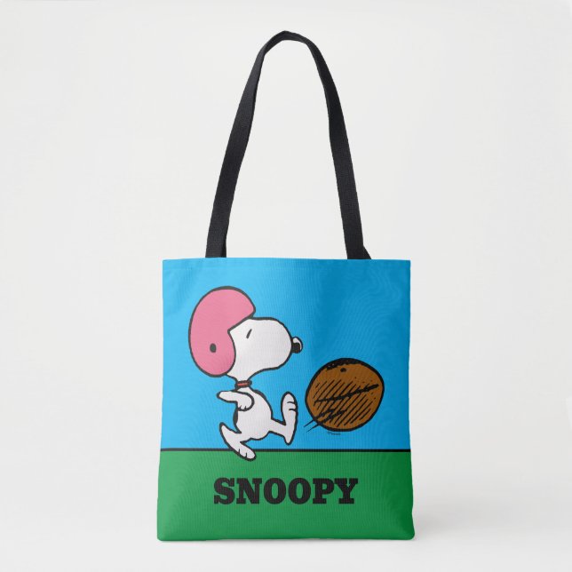 Bolsa Tote Amendoins | Snoopy Football Kicker (Frente)