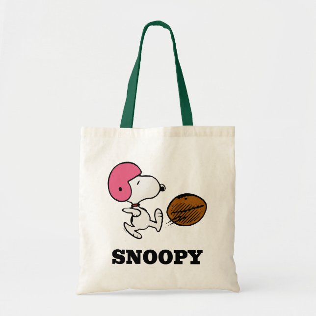 Bolsa Tote Amendoins | Snoopy Football Kicker (Frente)