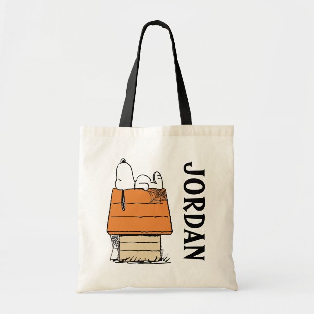 Bolsa Tote Amendoins | Snoopy Halloween Nap (Frente)