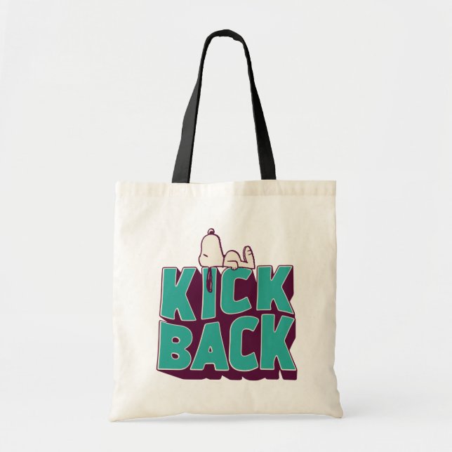 Bolsa Tote Amendoins | Snoopy Kickback (Frente)
