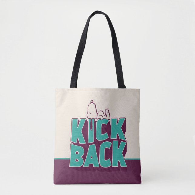 Bolsa Tote Amendoins | Snoopy Kickback (Frente)