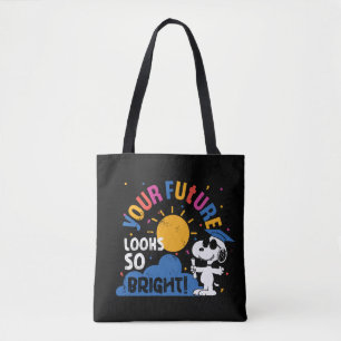 Bolsa Tote Amendoins Snoopy Seu Futuro Parece Tão Brilhante