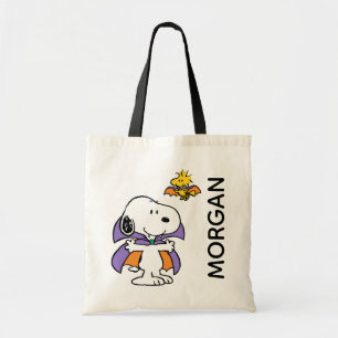 Bolsa Tote Amendoins Snoopy Woodstock Vampiro Halloween