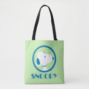 Bolsa Tote Amendoins Sonhos De Deco Azul De Snoopy