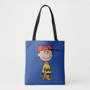 Bolsa Tote Amendoins Sorriso Charlie Brown Baseball