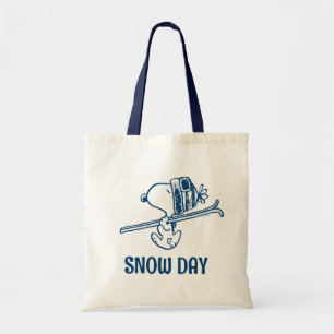 Bolsa Tote Amendoins   Tripa de Esqui de Snoopy