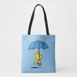 Bolsa Tote Amendoins   Woodstock Blue Umbrella