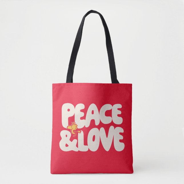 Bolsa Tote Amendoins | Woodstock de Paz e Amor (Frente)