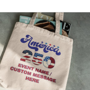 Bolsa Tote América 250 Aniversário 1776-2026 4 De Julho