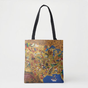 Bolsa Tote América de William Gropper - folclore dos desenho