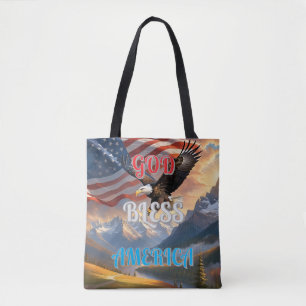 Bolsa Tote AMÉRICA deus abençoe