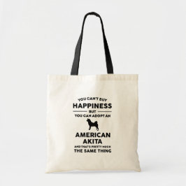 Bolsa Tote American Akita Adotion Felicidade