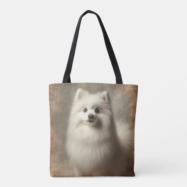 Bolsa Tote American Eskimo Dog (Verso)