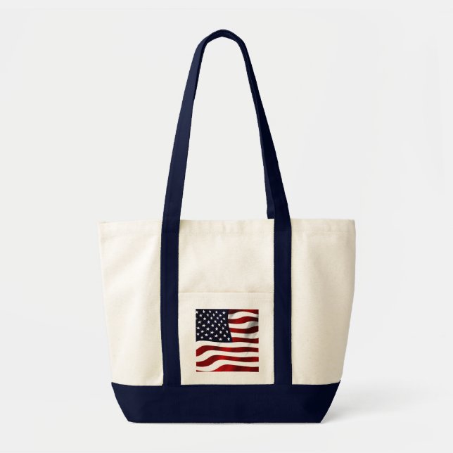 Bolsa Tote American Flag Patriotic Independence Day (Frente)