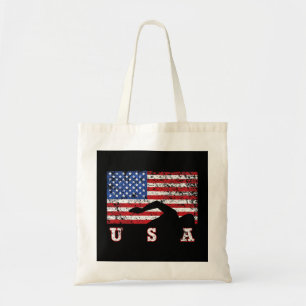 Bolsa Tote American Flag USA Gift Natação Team Premium