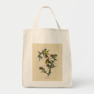 Bolsa Tote American Goldfinch das "Birds of America" de Audub