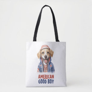 Bolsa Tote American GoodBoy Dog US Jaqueta 4 de julho