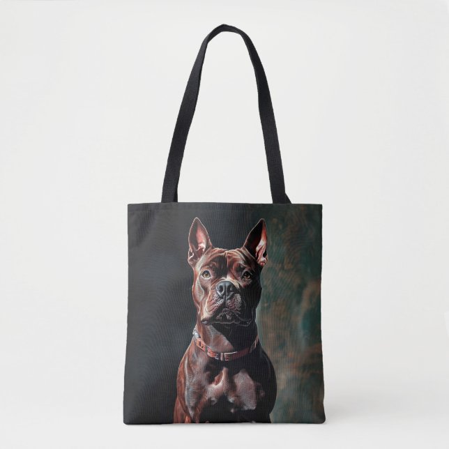 Bolsa Tote American Pit bull terrier (Frente)