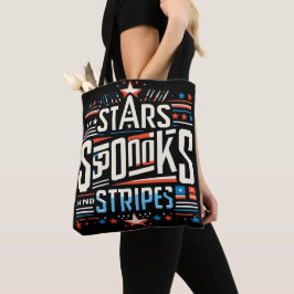 Bolsa Tote Americana de abstrato: Estrelas, Manchas e Stripes