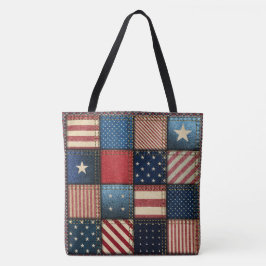 Bolsa Tote Americana por todo o Impressão 1