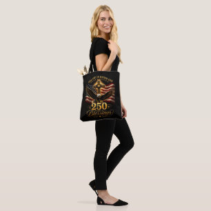 Bolsa Tote Americano 250º Aniversário Patriótico EUA 4 de Jul