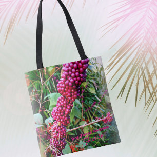 Bolsa Tote Americano Beautyberry em jardins Florida da torre