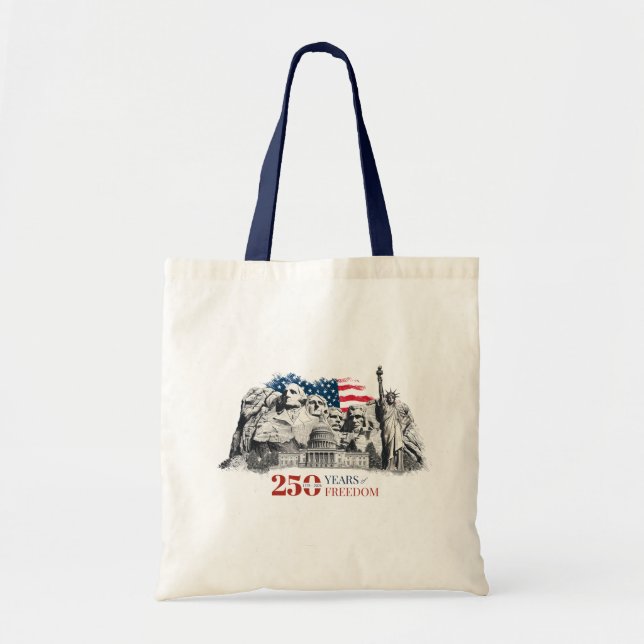 Bolsa Tote America's Semiquincentennial 250 Years of Freedom (Frente)